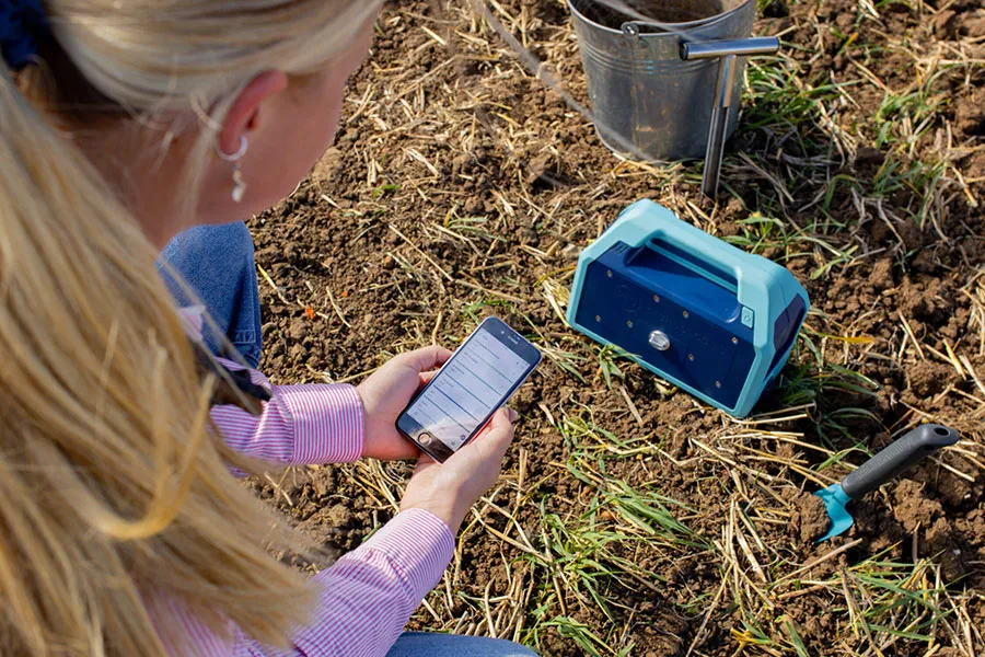 In-field soil health testing